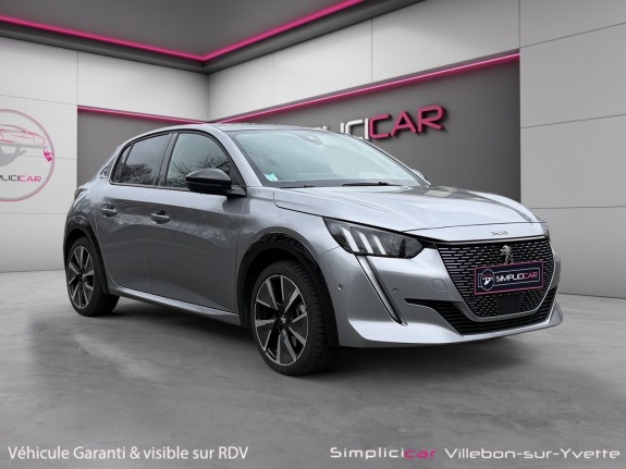 Peugeot 208 electrique 50 kwh 136ch gt pack camÉra de recul acc virtual cockpit toit pano garantie 12 mois occasion...