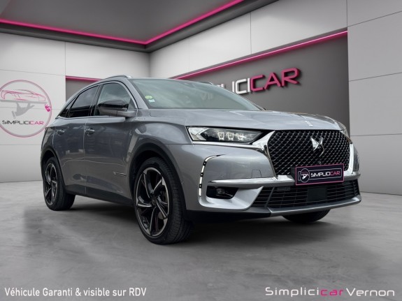 Ds ds7 crossback bluehdi 180 eat8 la première keyless full cuir bordeaux jantes 20 toit pano ouvrant garantie 12 mois...