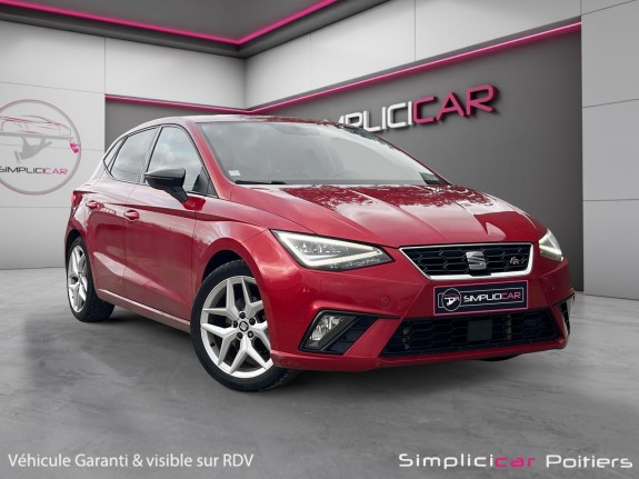 Seat ibiza fr 1.0 ecotsi 115 ch carplay garantie 12 mois occasion simplicicar poitiers simplicicar simplicibike france