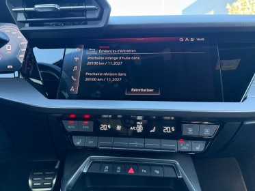 Audi a3 sportback 40 tfsie 204 s tronic 6 s line sieges sline carplay cockpit virtuel garantie 12 mois occasion simplicicar...