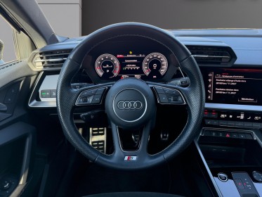 Audi a3 sportback 40 tfsie 204 s tronic 6 s line sieges sline carplay cockpit virtuel garantie 12 mois occasion simplicicar...