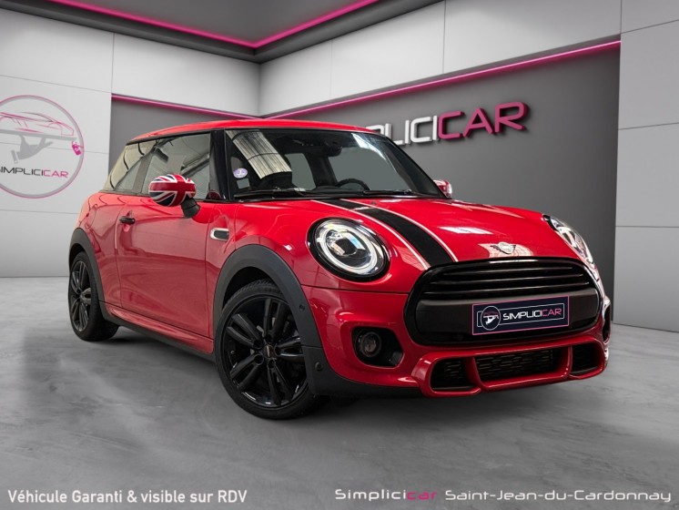 Mini hatch 3 portes f56 lci one 102 ch bva7 finition jcw 1 ère main toit ouvrant carplay garantie 12 mois occasion...