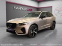 Volvo xc60 t6 recharge awd 253 ch  145 ch geartronic 8 ultimate style dark toit pano ouvrant garantie 12mois occasion...
