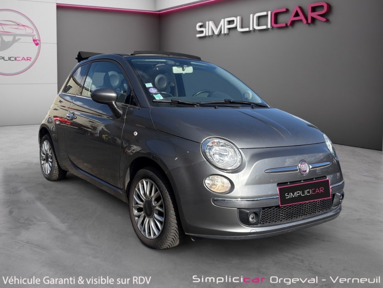 Fiat 500c 1.2 8v 69ch lounge/ toit ouvrant/ radar ar occasion simplicicar orgeval  simplicicar simplicibike france