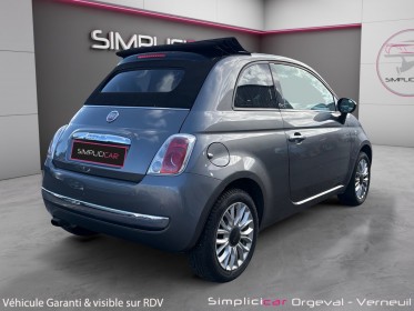 Fiat 500c 1.2 8v 69ch lounge/ toit ouvrant/ radar ar occasion simplicicar orgeval  simplicicar simplicibike france