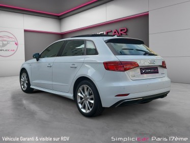 Audi a3 sportback 1.4 tfsi e-tron 204 s tronic 6 design apple carplay suivi complet audi occasion paris 17ème (75)(porte...