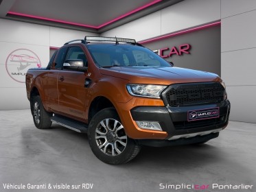 Ford ranger super cabine 3.2 tdci 200 4x4 bva6 wildtrak  garantie 12mois minimum occasion simplicicar pontarlier auto ...