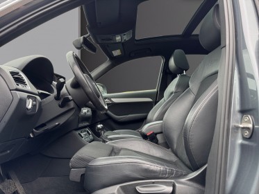 Audi q3 2.0 tdi 150 ch s tronic 7 quattro s line suivi constructeur toit panoramique 4 pneus neige offerts occasion...