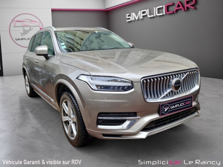 Volvo xc90 t8 twin engine 30387 ch geartronic 8 7pl inscription luxe carplay très bon suivi garantie 12 mois occasion...
