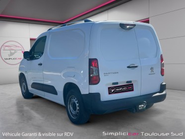 Peugeot partner fourgon standard 650 kg bluehdi 100 bvm5 asphalt carplay caméra de recul garantie 12 mois occasion...