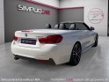 Bmw serie 4 cabriolet f33 lci 430d 258 ch-m sport-harman kardon-affichage tête haute-origine france-garantie 12 mois...