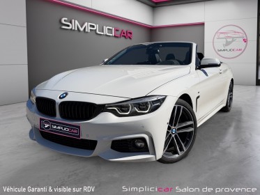 Bmw serie 4 cabriolet f33 lci 430d 258 ch-m sport-harman kardon-affichage tête haute-origine france-garantie 12 mois...
