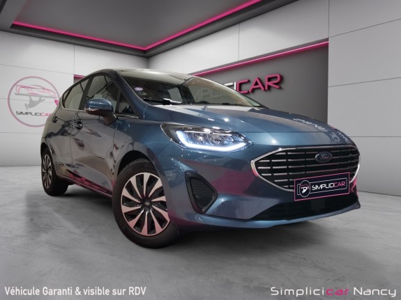 Ford fiesta 1.0 flexifuel 95ch titanium business carplay origine france 1ère main 100% ford garantie 12 mois occasion...