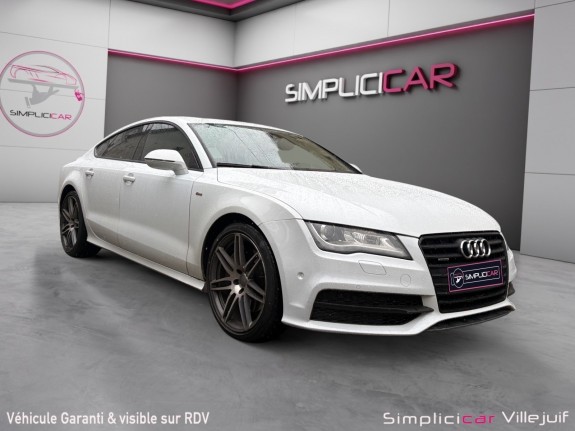 Audi a7 sportback v6 3.0 bitdi 313 quattro s line tiptronic 8, radar av/ar, caméra ar, toit ouvrant, coffre auto occasion...