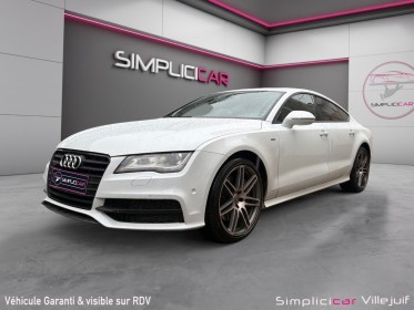 Audi a7 sportback v6 3.0 bitdi 313 quattro s line tiptronic 8, radar av/ar, caméra ar, toit ouvrant, coffre auto occasion...
