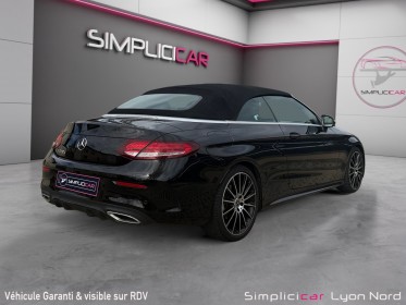 Mercedes classe c cabriolet 220 d 9g-tronic amg line burmester sieges chauffants cuir 12 mois garanties occasion simplicicar...