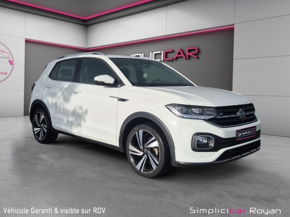 Volkswagen t-cross 1.0 tsi 115 start/stop dsg7 r-line garantie 12 mois / entretiens a jour occasion simplicicar royan...