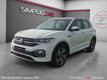 Volkswagen t-cross 1.0 tsi 115 start/stop dsg7 r-line garantie 12 mois / entretiens a jour occasion simplicicar royan...