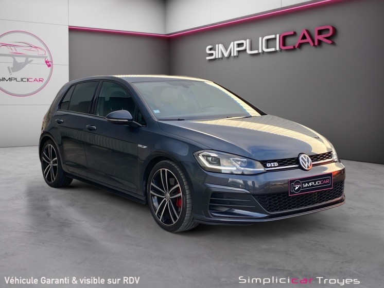 Volkswagen golf 2.0 tdi 184 dsg7 gtd acc virtual cockpit caméra de recul garantie 12 mois occasion barberey simplicicar...