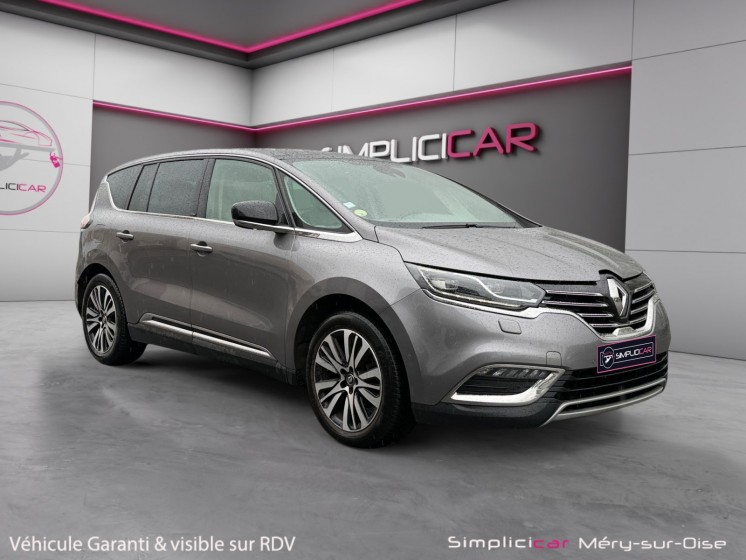 Renault espace v blue dci 200 edc initiale paris affichage tête haute sièges chauffants garantie 12 mois occasion...