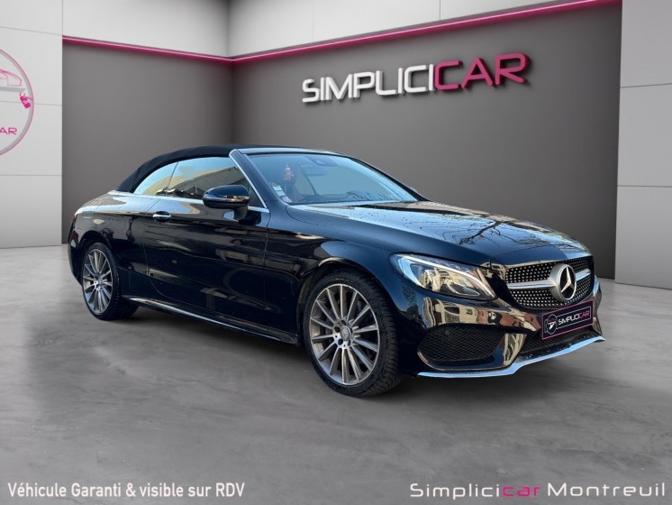 Mercedes classe c cabriolet 250 9g-tronic sportline suivis complet sièges cuirs électriques chauffants garantie 12 mois...