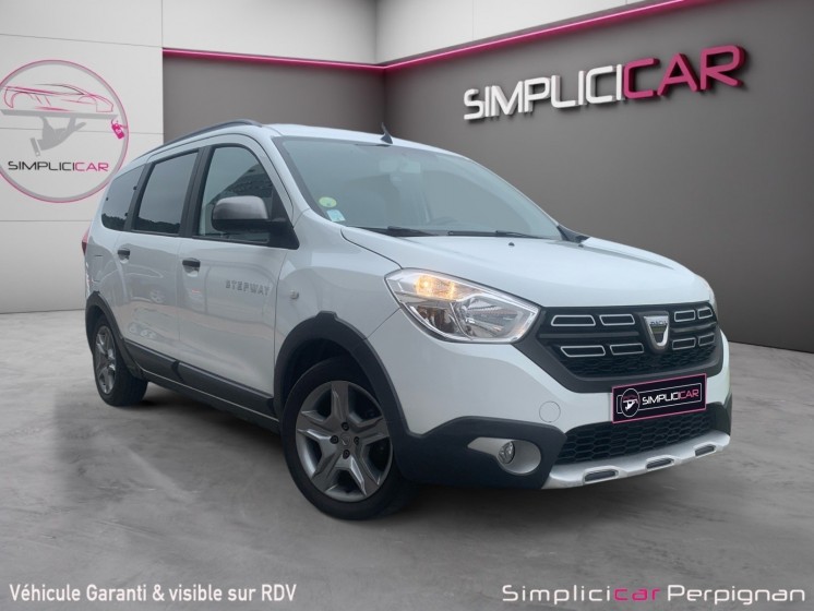 Dacia lodgy blue dci 115 7 places stepway / caméra / attelage / garantie 12 mois occasion simplicicar perpignan  simplicicar...