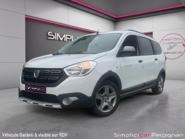 Dacia lodgy blue dci 115 7 places stepway / caméra / attelage / garantie 12 mois occasion simplicicar perpignan  simplicicar...