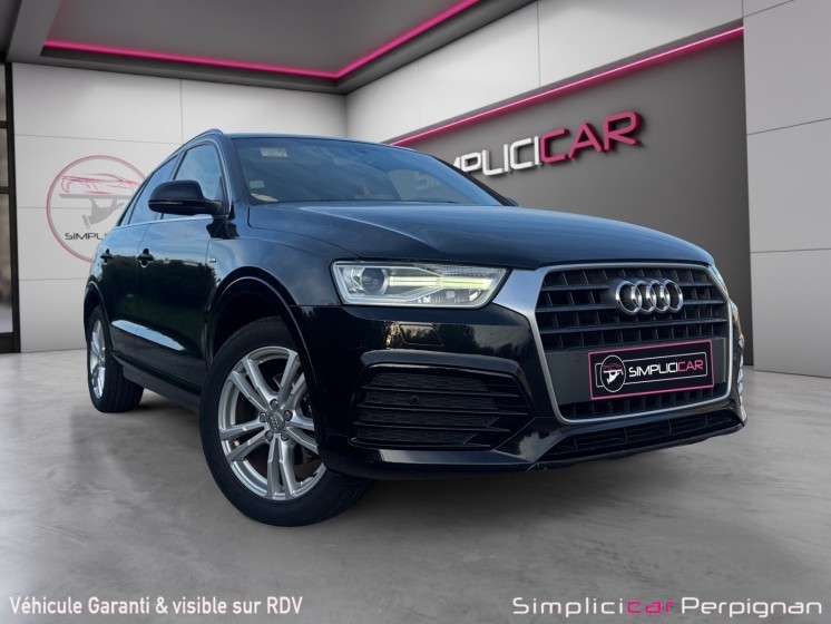 Audi q3 q3 2.0 tdi ultra 150 ch s line - toit ouvrant - radar av/ar - bluetooth - garantie 12 mois occasion simplicicar...
