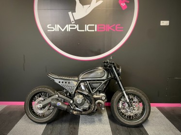 Ducati scrambler custom occasion simplicicar lyon ouest simplicicar simplicibike france