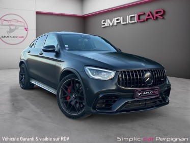 Mercedes glc coupe 63s 4matic amg v8 4.0 510 phase 2 virtual cockpit carplay toit ouvrant entretient ok garantie 12 mois...