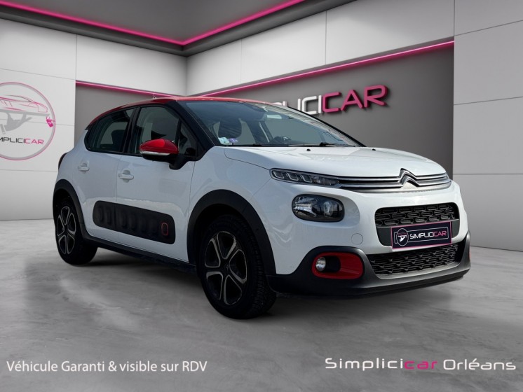 Citroen c3 c3 puretech 82 shine distrib neuve carplay caméra de recul garantie 12 mois occasion simplicicar orleans...