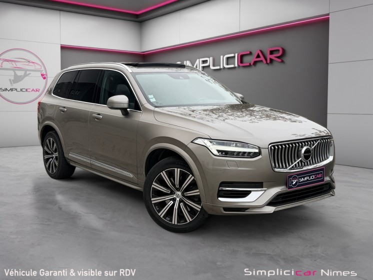 Volvo xc90 t8 twin engine 390 ch geartronic 8 7 places inscription luxe - garantie 12 mois occasion simplicicar nimes - rb...
