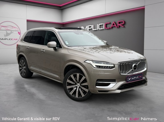 Volvo xc90 t8 twin engine 390 ch geartronic 8 7 places inscription luxe - garantie 12 mois occasion simplicicar nimes - rb...