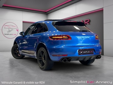 Porsche macan turbo 3.6 v6 400 ch pdk garantie 12 mois bleu saphir occasion simplicicar annecy simplicicar simplicibike france