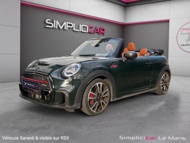 Mini cabriolet f57 lci ii john cooper works 231 ch bva8 finition ultimate garantie 12 mois occasion simplicicar le mans...