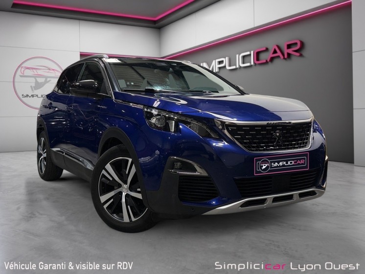 Peugeot 3008 1.6 bluehdi 120ch ss eat6 gt line caméra 360 carplay led d'ambiance première main garantie 12 mois occasion...