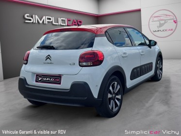 Citroen c3 c3 110 ch ss shine caméra de recul apple carplay 1ére main révisée garantie 12 mois courroie ok roue de...