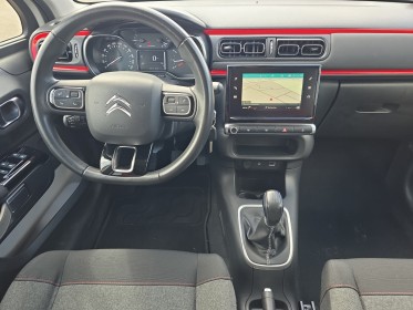 Citroen c3 c3 110 ch ss shine caméra de recul apple carplay 1ére main révisée garantie 12 mois courroie ok roue de...