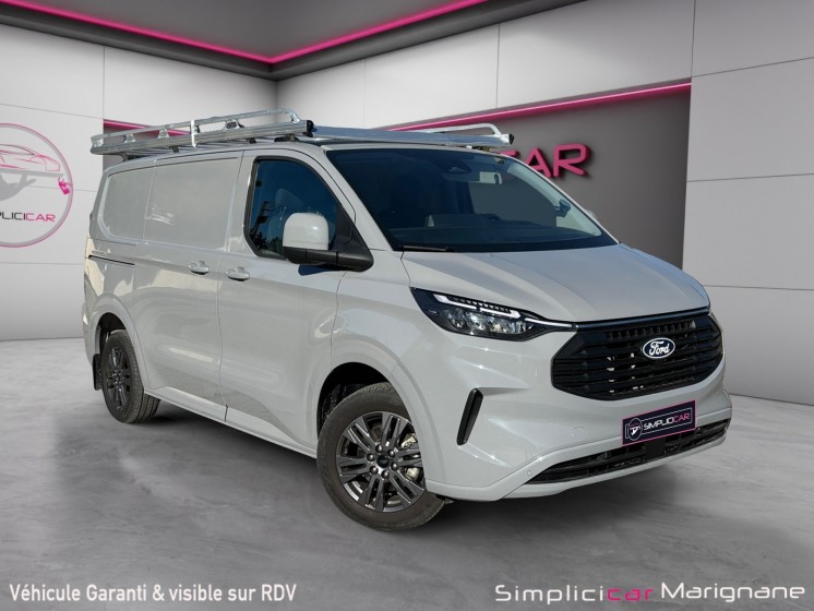 Ford transit custom fourgon 320 l1 2.0 ecoblue 136 ch limited attelage galerie carplay camera de recul garantie occasion...
