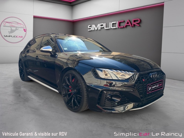 Audi rs4 avant v6 2.9 tfsi 450 ch tiptronic 8 quattro entretiens full adi full catalogue 25th garantie 12 mois occasion...