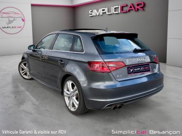 Audi a3 sportback 1.4 tfsi 150 s line s tronic 7 toit ouvrant garantie 12 mois occasion simplicicar besanÇon simplicicar...