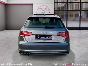 Audi a3 sportback 1.4 tfsi 150 s line s tronic 7 toit ouvrant garantie 12 mois occasion simplicicar besanÇon simplicicar...