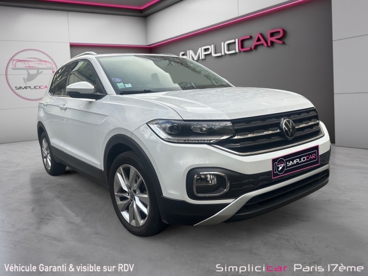 Volkswagen t-cross 1.0 tsi 110 start/stop dsg7 carat      garantie 12 mois occasion paris 17ème (75)(porte maillot)...
