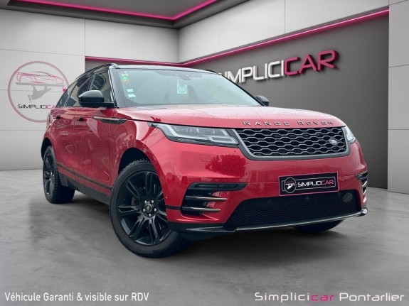 Land rover velar  3.0 v6 rdynamique garantie 12 mopis occasion simplicicar pontarlier auto  simplicicar simplicibike france