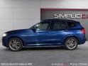 Bmw x3 g01 xdrive 20i 184ch bva8 m sport pack black suivis bmw garantie 12 mois occasion paris 17ème (75)(porte maillot)...