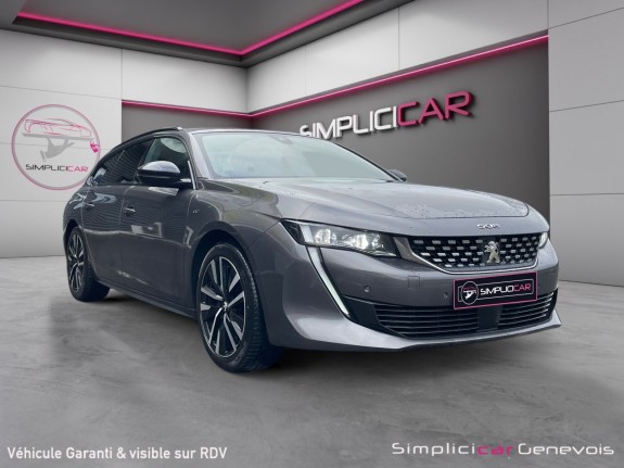 Peugeot 508 sw bluehdi 130 ch eat8 gt gps caméra hayon électrique garantie 12 mois occasion simplicicar genevois...