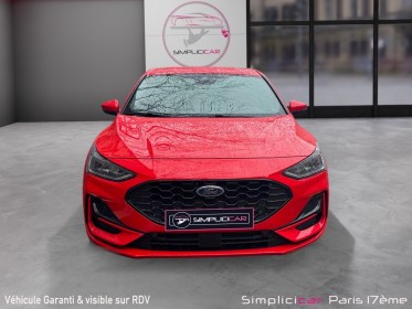 Ford focus 1.0 scti 12v ecoboost flexifuel mhev 125 cv st line carplay camera de recul entretien a jour garantie 12 mois...