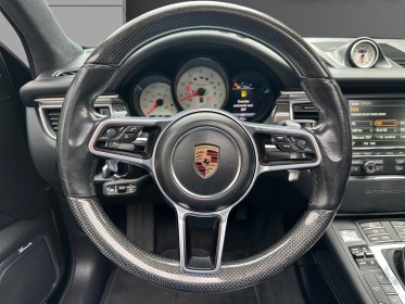 Porsche macan turbo 3.6 v6 400 ch pdk  finition carbone  toit ouvrant panoramique full cuir  camera de recule occasion paris...