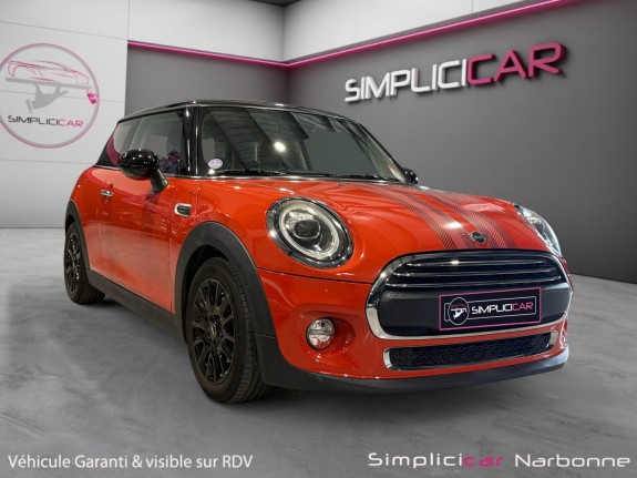 Mini hatch 3 portes f56 lci one 102 ch bva7 edition heddon street garantie 12 mois toit ouvrant carplay occasion simplicicar...