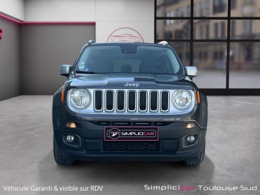 Jeep renegade 1.4 multiair 140 ch limited caméra de recul interieur cuir garantie 12 mois occasion simplicicar toulouse sud...